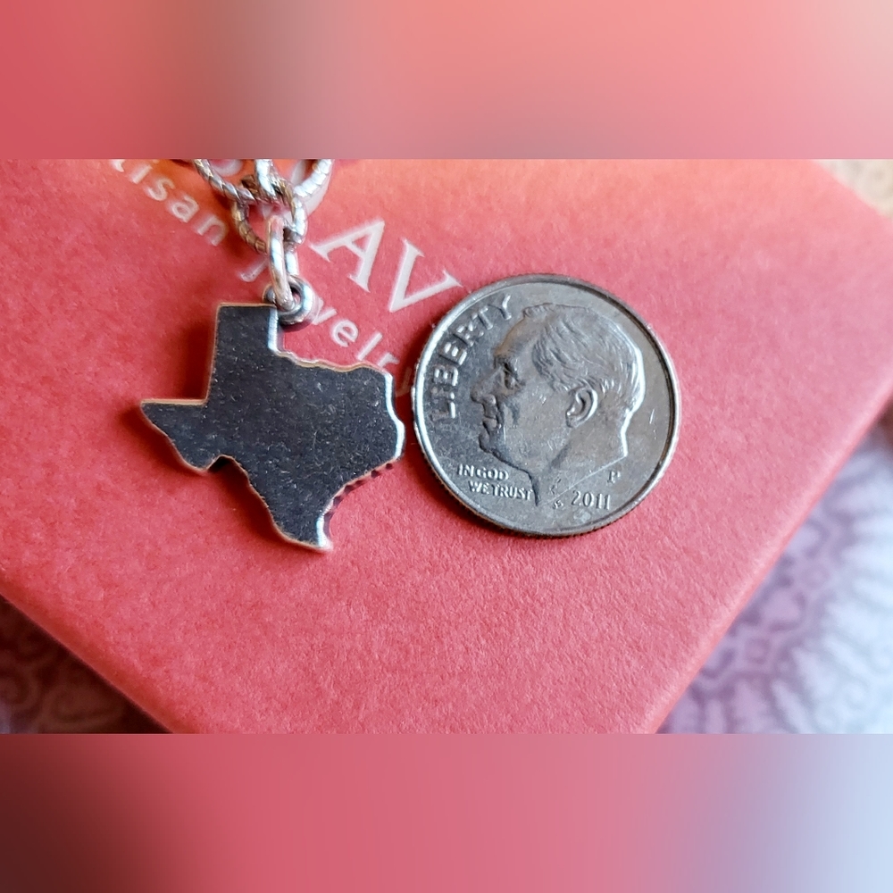 James Avery Retired 'Texas ' Solid Sterling Silver Charm ✨️ (CHARM ONLY) - Picture 5 of 5